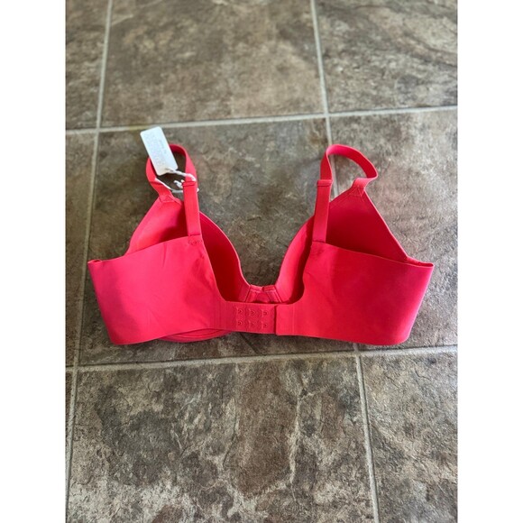 Aerie SMOOTHEZ Full Coverage Lightly Lined Bra Holiday Red Size 34C - Picture 5 of 7